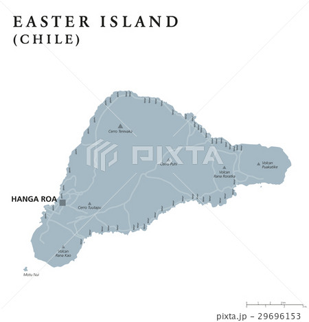 Easter Island political map 29696153