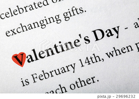 Valentine's day - in the dictionary. Valentine's day - in the dictionary. 29696232