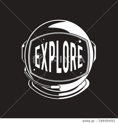 Helmet with explore word graphic design Helmet with explore word graphic design 29699493
