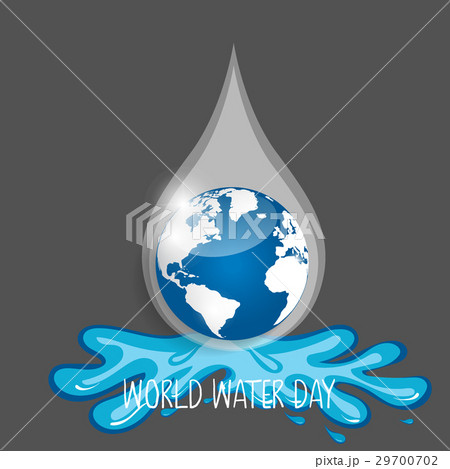 World water day background design. Vector illustration 29700702