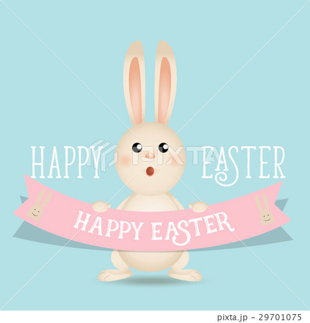 Happy easter background design. Happy easter cards with Easter bunnies. Vector illustration Happy easter background design. Happy easter cards with Easter bunnies. Vector illustration 29701075