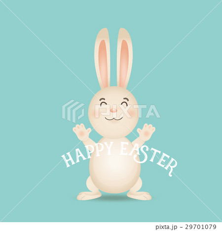 Happy easter background design. Happy easter cards with Easter bunnies. Vector illustration Happy easter background design. Happy easter cards with Easter bunnies. Vector illustration 29701079