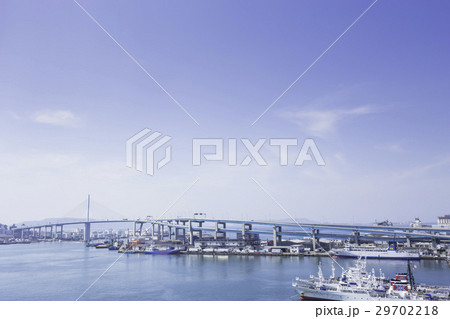 福岡市のランドマーク 荒津大橋 29702218