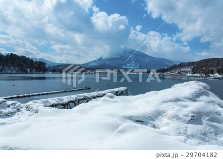 野尻湖と黒姫山 29704182