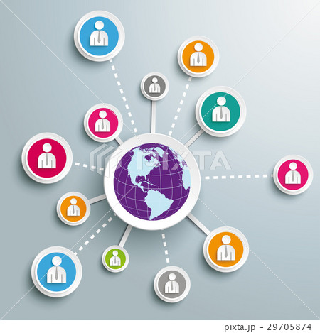 Business Global Social Network Business Global Social Network 29705874