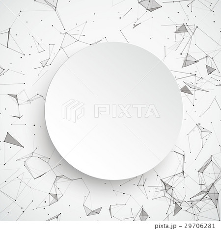 Paper Circle Network Connected Dots Paper Circle Network Connected Dots 29706281