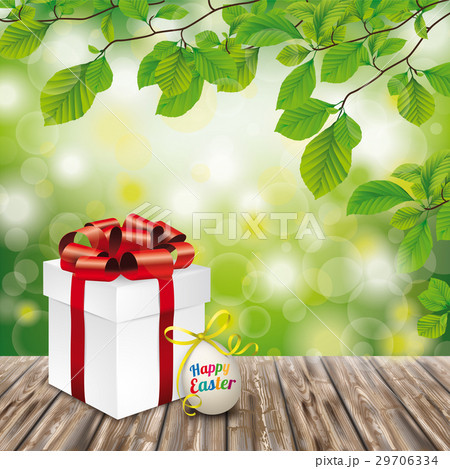 Wooden Ground Gift Easter Egg Green Nature Wooden Ground Gift Easter Egg Green Nature 29706334