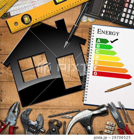 Home Improvement Concept - Energy Efficiency Home Improvement Concept - Energy Efficiency 29706525