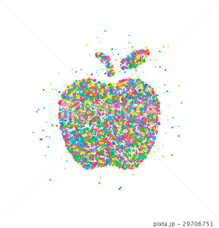 Abstract apple splash 29706751