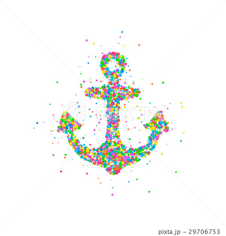 Abstract anchor splash 29706753