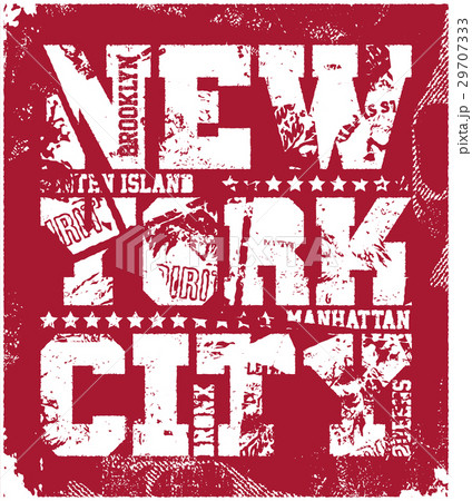 New York City Typography Graphics 29707333