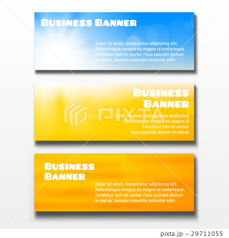Set of three business banners Set of three business banners 29711055