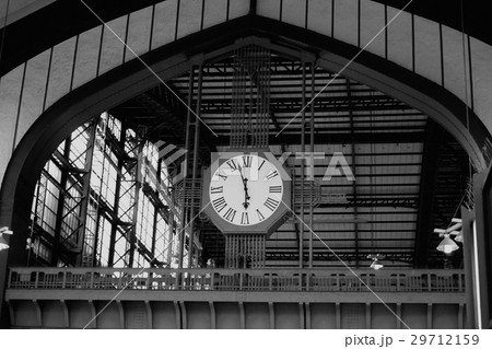 Clock of Hamburg main railway station 29712159