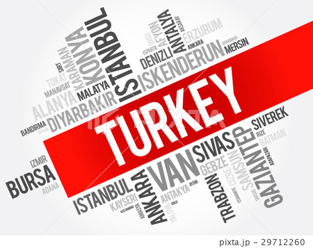 List of cities in Turkey word cloud collage 29712260