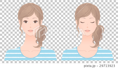 A woman who opened her eyes, a closed woman 29713923