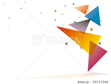 背景　デジタル　三角形 29717308
