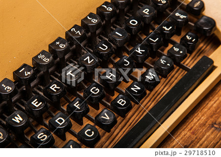 old typewriter, a pile of books  29718510