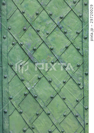 background of decorated door with wrought iron 29720029
