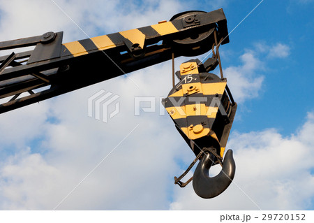 crane hook on a blue sky 29720152