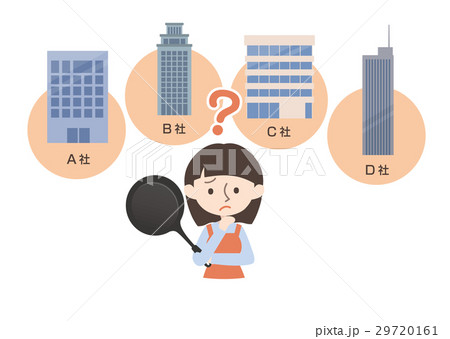 ガス自由化に悩む主婦 29720161