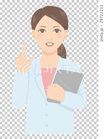 White woman female doctor pharmacist dietician White woman female doctor pharmacist dietician 29722211