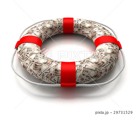 日本紙幣で出来た浮き輪 29731529