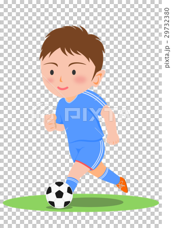 サッカー　ドリブル 29732380