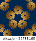 Gold flowers seamless pattern. Hand painted flora. 29733165