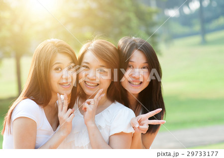 Asian sisters outdoor Asian sisters outdoor 29733177