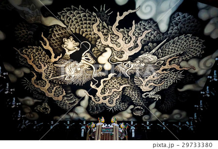 京都の建仁寺の雲竜図の写真素材 [29733380] - PIXTA