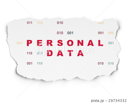 Data concept: Personal Data on Torn Paper 29734332