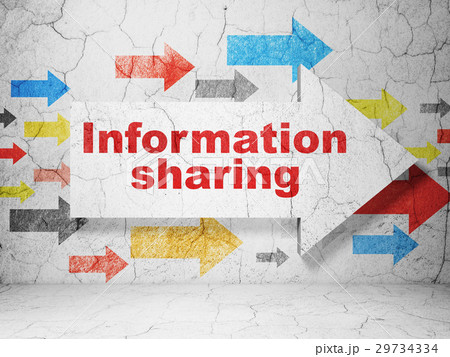 Information concept: arrow with Information Information concept: arrow with Information 29734334