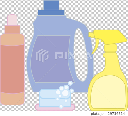 Illustration of various kinds of detergent Illustration of various kinds of detergent 29736814