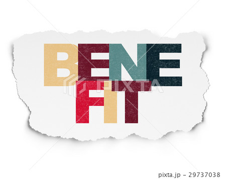 Business concept: Benefit on Torn Paper background Business concept: Benefit on Torn Paper background 29737038