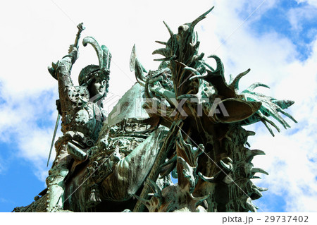The statue of St. George and the Dragon 29737402