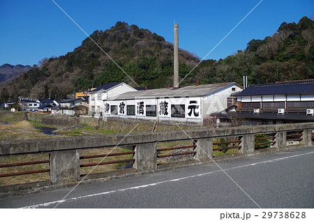 岡山県 勝山の町並みと橋 岡山県 勝山の町並みと橋 29738628