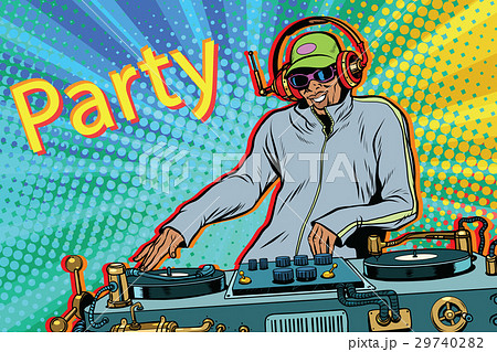 Dj Boy Party Mix Musicのイラスト素材