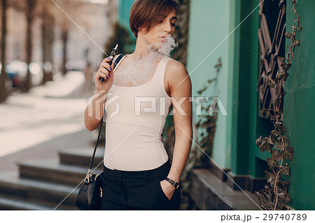 girl with the electronic cigarette 29740789