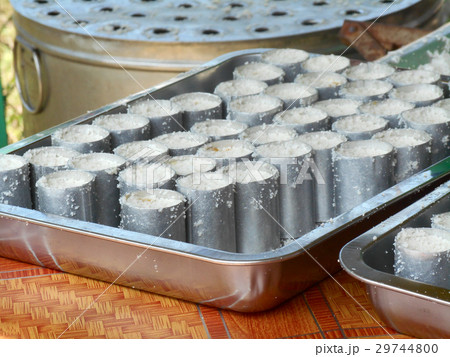 Malaysian street food called Putu Bamboo 29744800