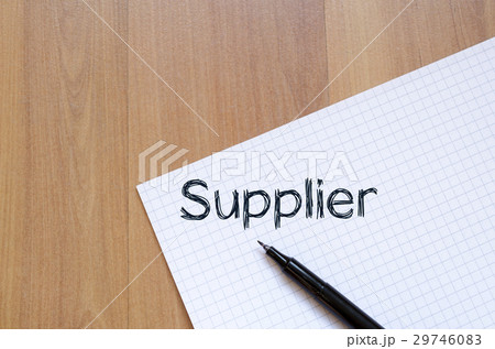 Supplier write on notebook Supplier write on notebook 29746083