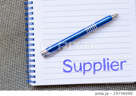 Supplier write on notebook 29746090