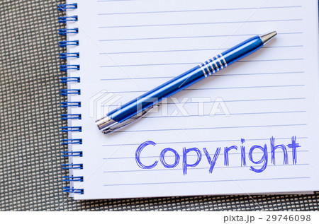 Copyright write on notebook 29746098