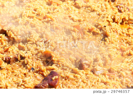 hot pilaf cooking close-up 29746357