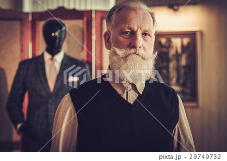 Senior client in a tailor's workshop 29749732