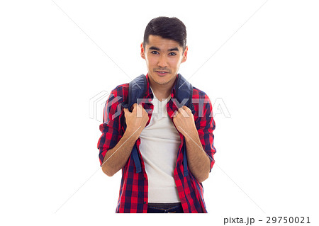 Young man with backpack 29750021