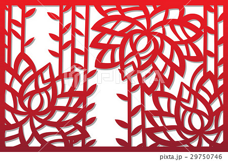 Laser cut vector template 29750746