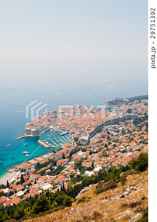 Dubrovnik Old Town view from the observation deck Dubrovnik Old Town view from the observation deck 29751392