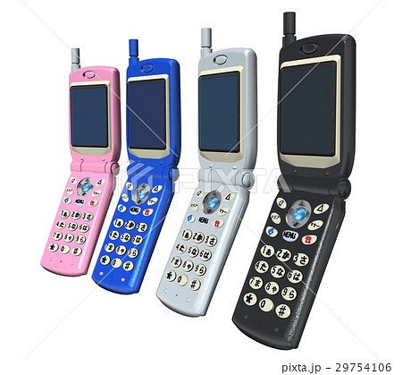 ガラケー 携帯 のイラスト素材