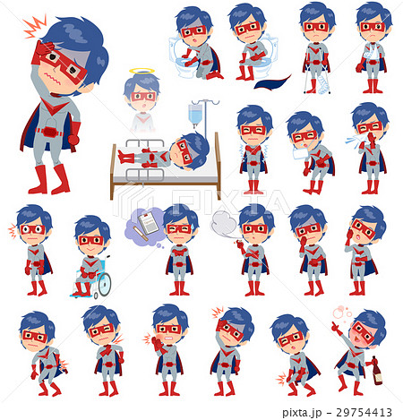 super hero man red gray sickness 29754413