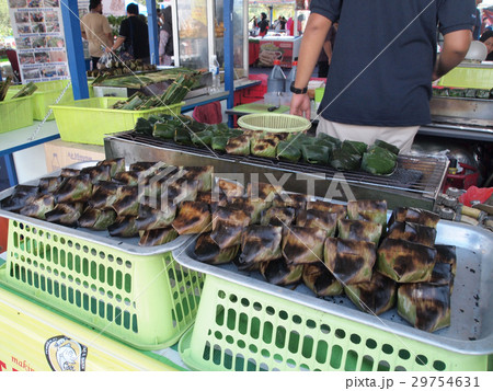 Malaysian street food called satar 29754631